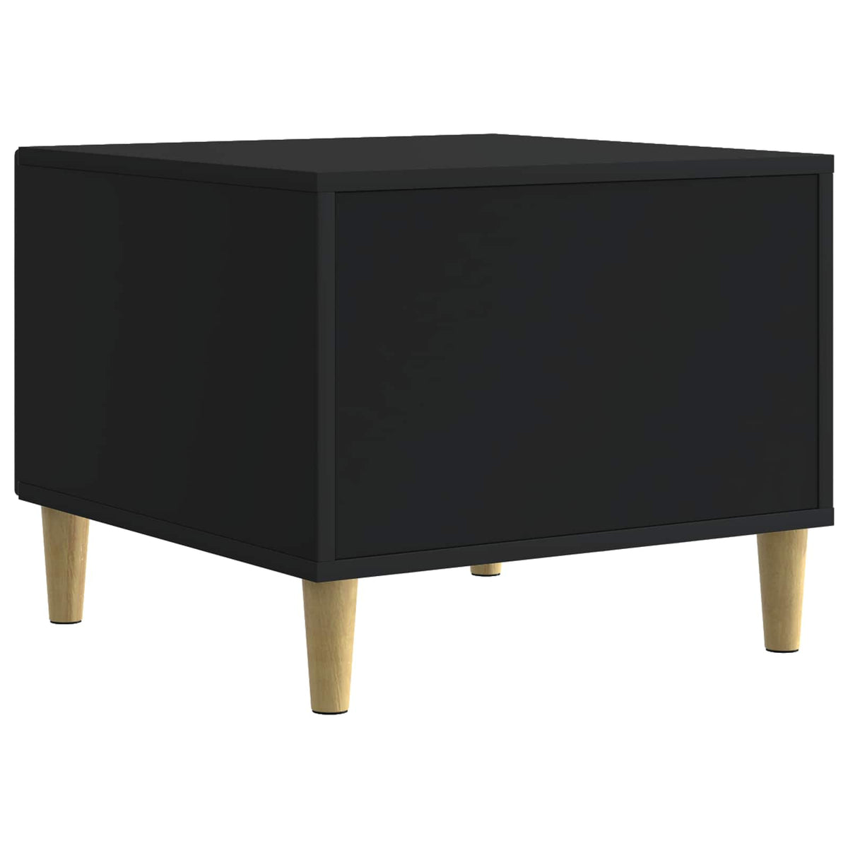 Coffee Table 50 x 49 x 40 cm Engineered Wood Black