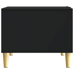 Coffee Table 50 x 49 x 40 cm Engineered Wood Black