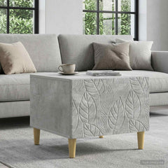 Coffee Table 50 x 49 x 40 cm Engineered Wood Concrete grey