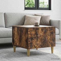 Coffee Table 50 x 49 x 40 cm Engineered Wood Smoked oak