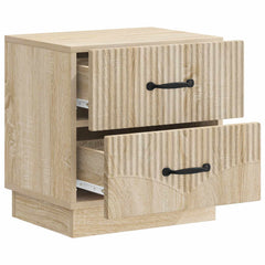 vidaXL Bedside Cabinet 2 pcs Sonoma Oak 43 x 34.5 x 44.5 cm 6