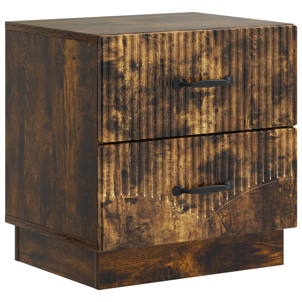 vidaXL Bedside Cabinet 2 pcs Smoked Oak 43 x 34.5 x 44.5 cm 5