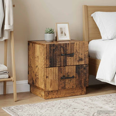 vidaXL Bedside Cabinet 2 pcs Old Wood 43 x 34.5 x 44.5 cm 4