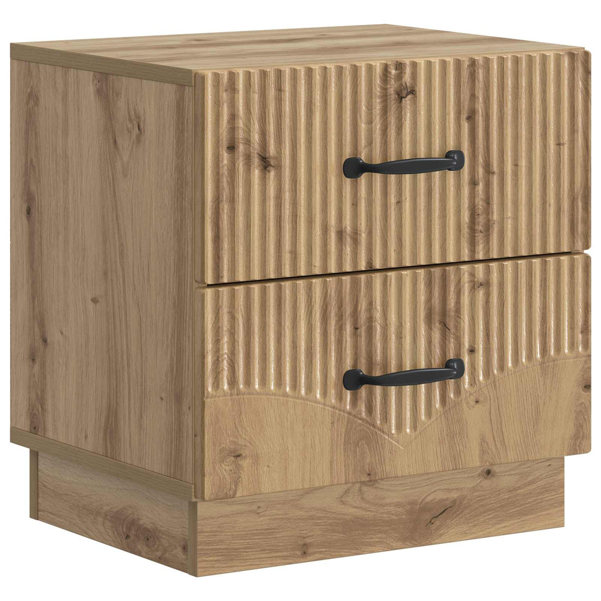 vidaXL Bedside Cabinet 2 pcs Artisan Oak 43 x 34.5 x 44.5 cm 5