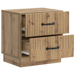 vidaXL Bedside Cabinet 2 pcs Artisan Oak 43 x 34.5 x 44.5 cm 6