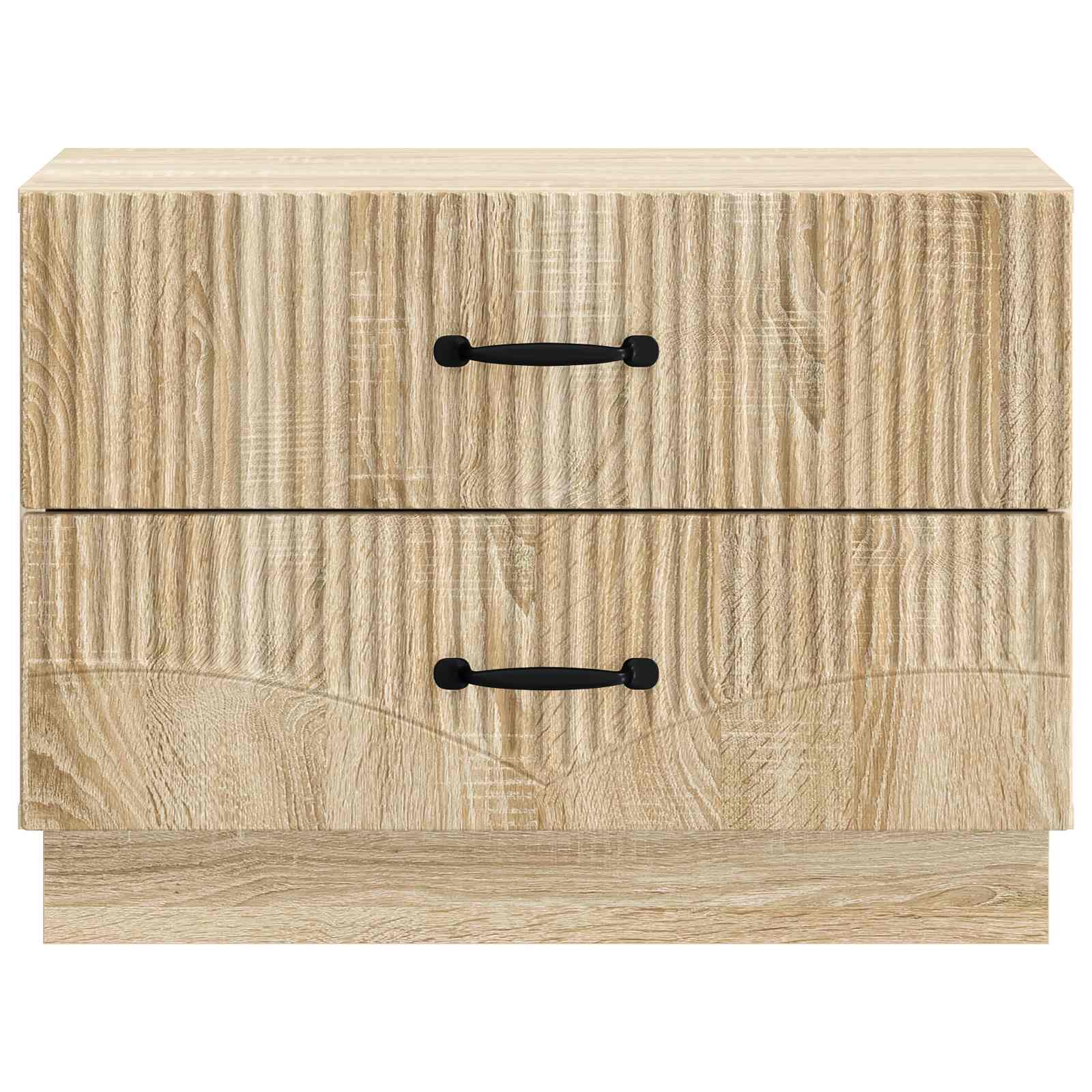 vidaXL Bedside Cabinet Sonoma Oak 62 x 34.5 x 44.5 cm Engineered Wood 5