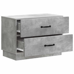 vidaXL Bedside Cabinet Concrete Grey 62 x 34.5 x 44.5 cm 4