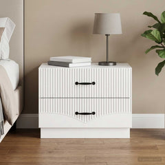 vidaXL Bedside Cabinet 62 x 34.5 x 44.5 cm Engineered Wood