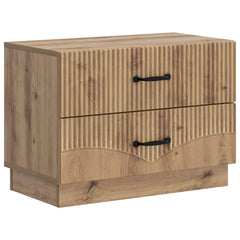 vidaXL Bedside Cabinet Artisan Oak 62 x 34.5 x 44.5 cm Engineered Wood 2