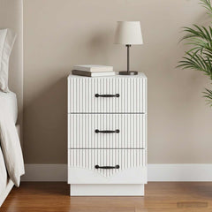 Bedside Cabinet 43 x 41 x 63.5 cm Engineered Wood White