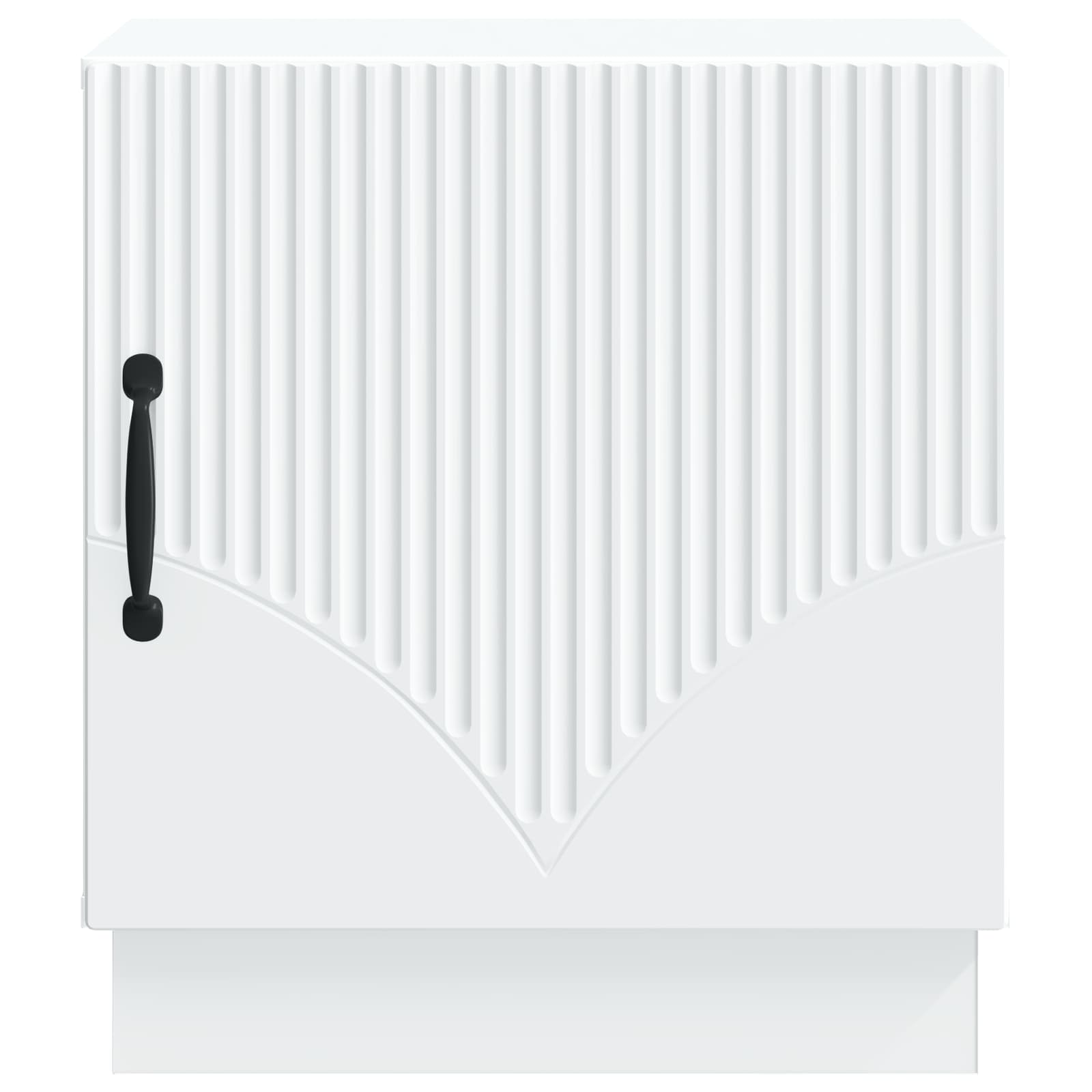 vidaXL Bedside Table White 43 x 34.5 x 47 cm Engineered Wood 5