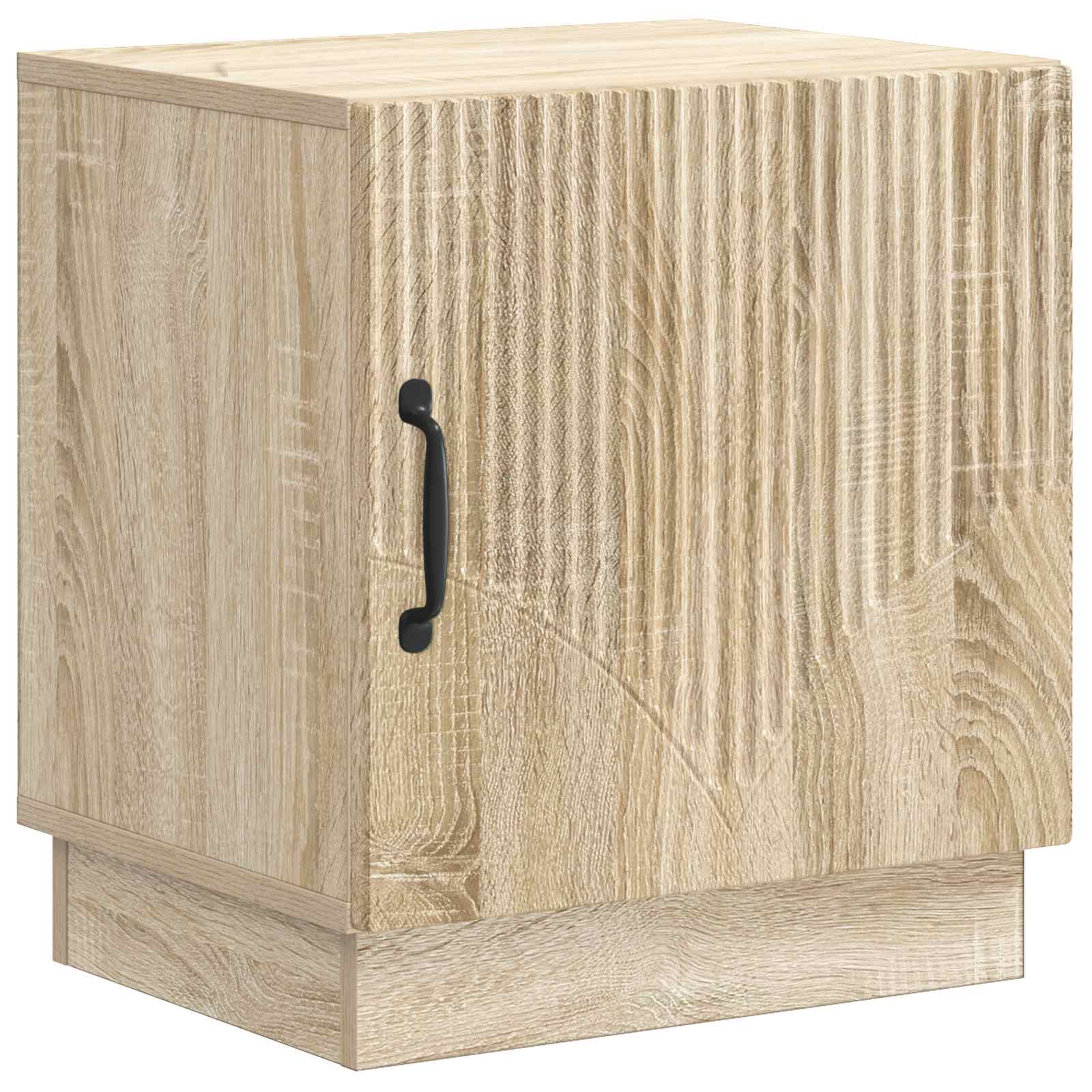vidaXL Bedside Table Sonoma Oak 43 x 34.5 x 47 cm Engineered Wood 2