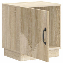 vidaXL Bedside Table Sonoma Oak 43 x 34.5 x 47 cm Engineered Wood 5