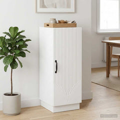 vidaXL Sideboard White 33 x 34.5 x 87 cm Engineered Wood 4