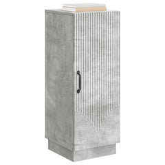 Sideboard 33 x 34.5 x 87 cm Engineered Wood Concrete grey
