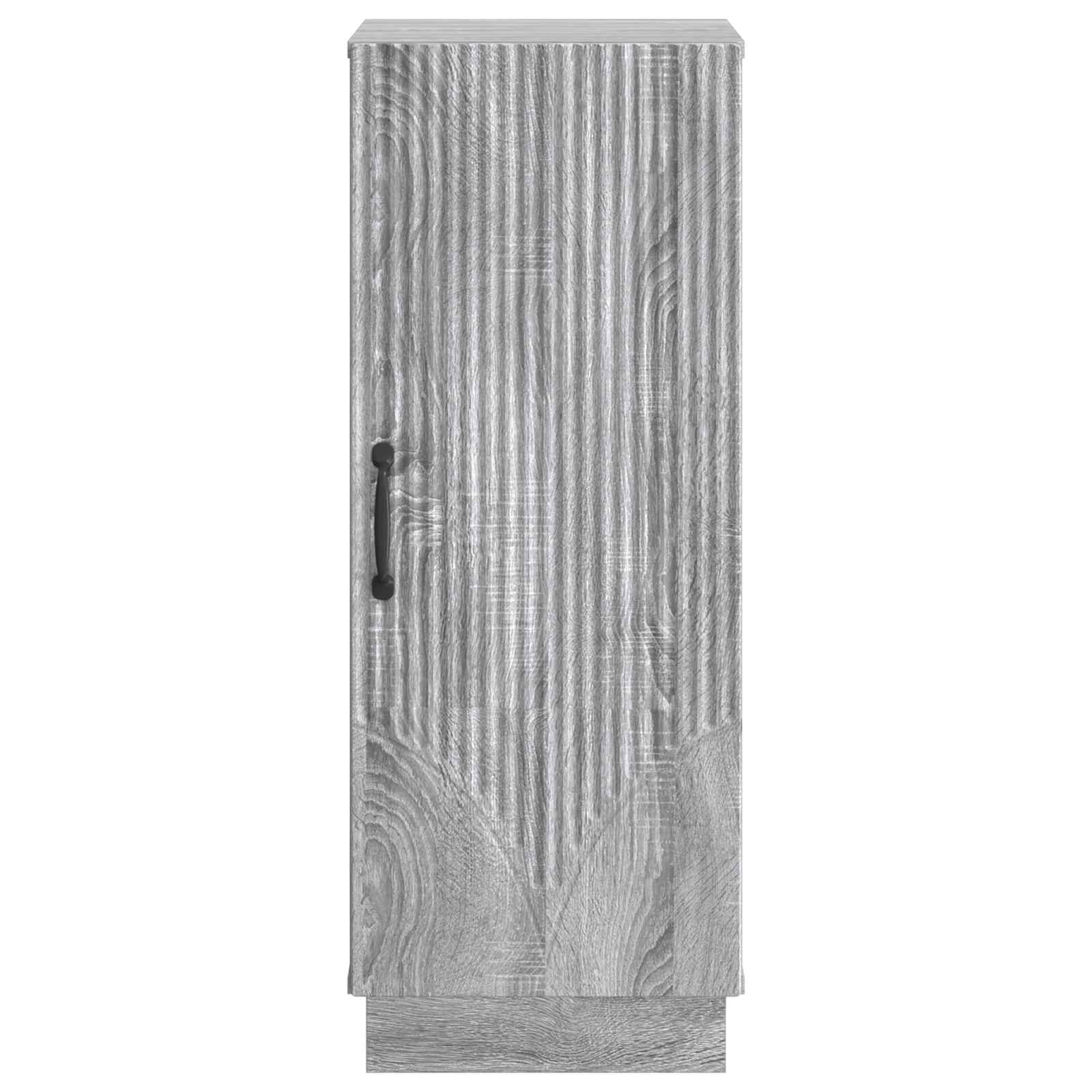 vidaXL Sideboard Grey Sonoma 33 x 34.5 x 87 cm Engineered Wood 6