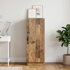 vidaXL Sideboard Old Wood 33 x 34.5 x 87 cm Engineered Wood 4