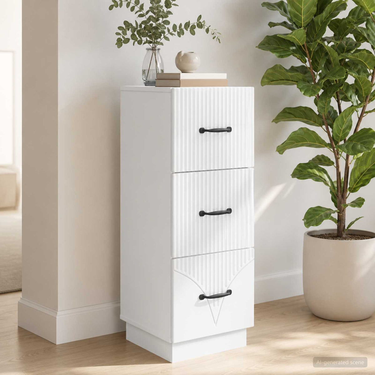 Drawer Cabinet Engineered Wood, image 4