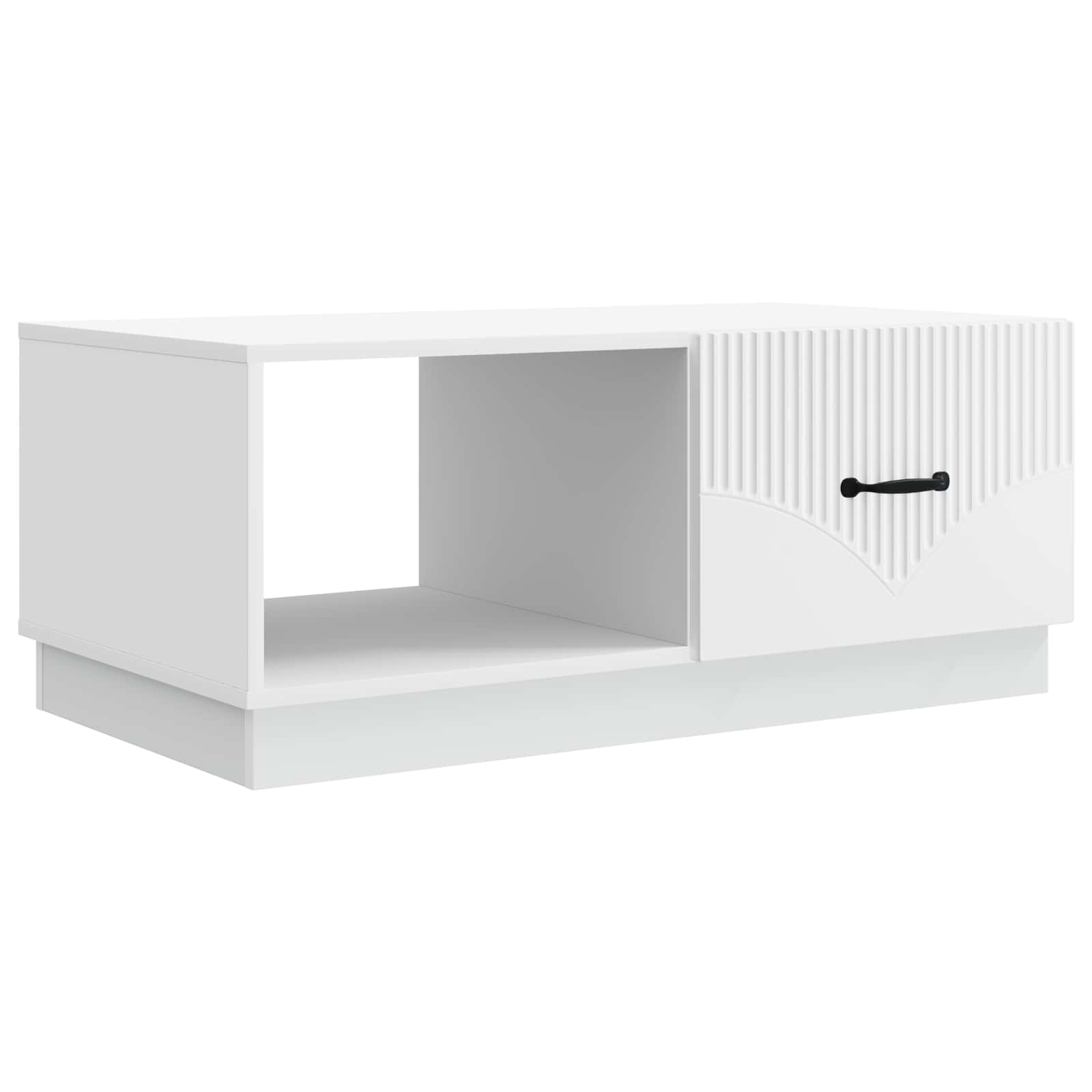 vidaXL Coffee Table White 90 x 50 x 37 cm Engineered Wood 2