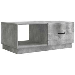 vidaXL Coffee Table Concrete Grey 90 x 50 x 37 cm Engineered Wood 2