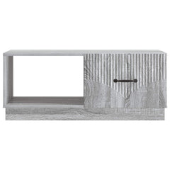 vidaXL Coffee Table Grey Sonoma 90 x 50 x 37 cm Engineered Wood 5
