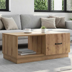 vidaXL Coffee Table Artisan Oak 90 x 50 x 37 cm Engineered Wood 1