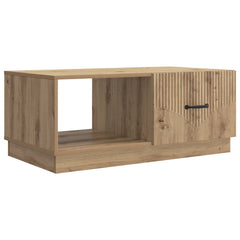 vidaXL Coffee Table Artisan Oak 90 x 50 x 37 cm Engineered Wood 2