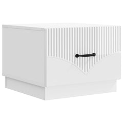 vidaXL Coffee Table High Gloss White 49 x 50 x 37 cm Engineered Wood 2