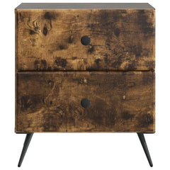 vidaXL Bedside Cabinet Smoked Oak 43 x 34.5 x 47.5 cm Engineered Wood 5