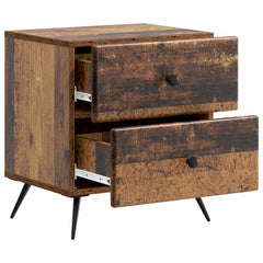 vidaXL Bedside Cabinet 2 pcs Old Wood 43 x 34.5 x 47.5 cm 6