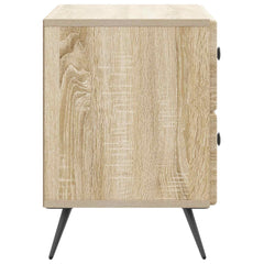vidaXL Bedside Cabinet Sonoma Oak 62 x 34.5 x 47.5 cm Engineered Wood 6