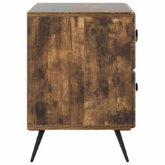 vidaXL Bedside Cabinet Smoked Oak 62 x 34.5 x 47.5 cm Engineered Wood 6