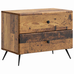 vidaXL Bedside Cabinet Old Wood 62 x 34.5 x 47.5 cm Engineered Wood 2