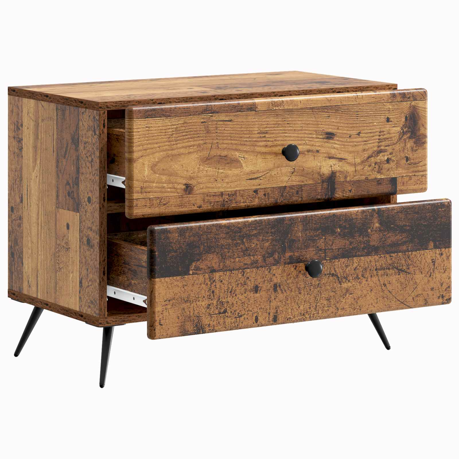 vidaXL Bedside Cabinet Old Wood 62 x 34.5 x 47.5 cm Engineered Wood 4