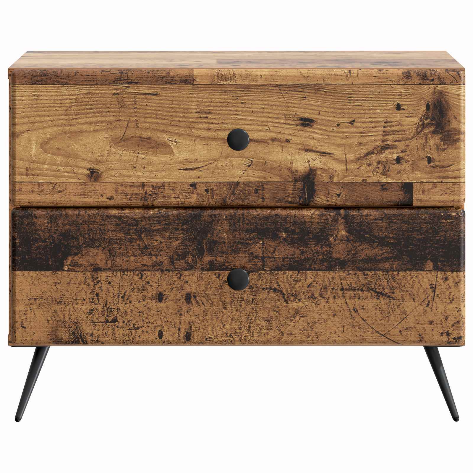 vidaXL Bedside Cabinet Old Wood 62 x 34.5 x 47.5 cm Engineered Wood 5