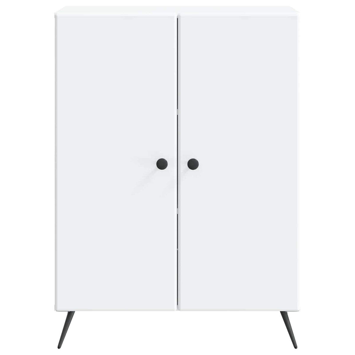 Sideboard 66 x 34.5 x 90 cm Engineered Wood White