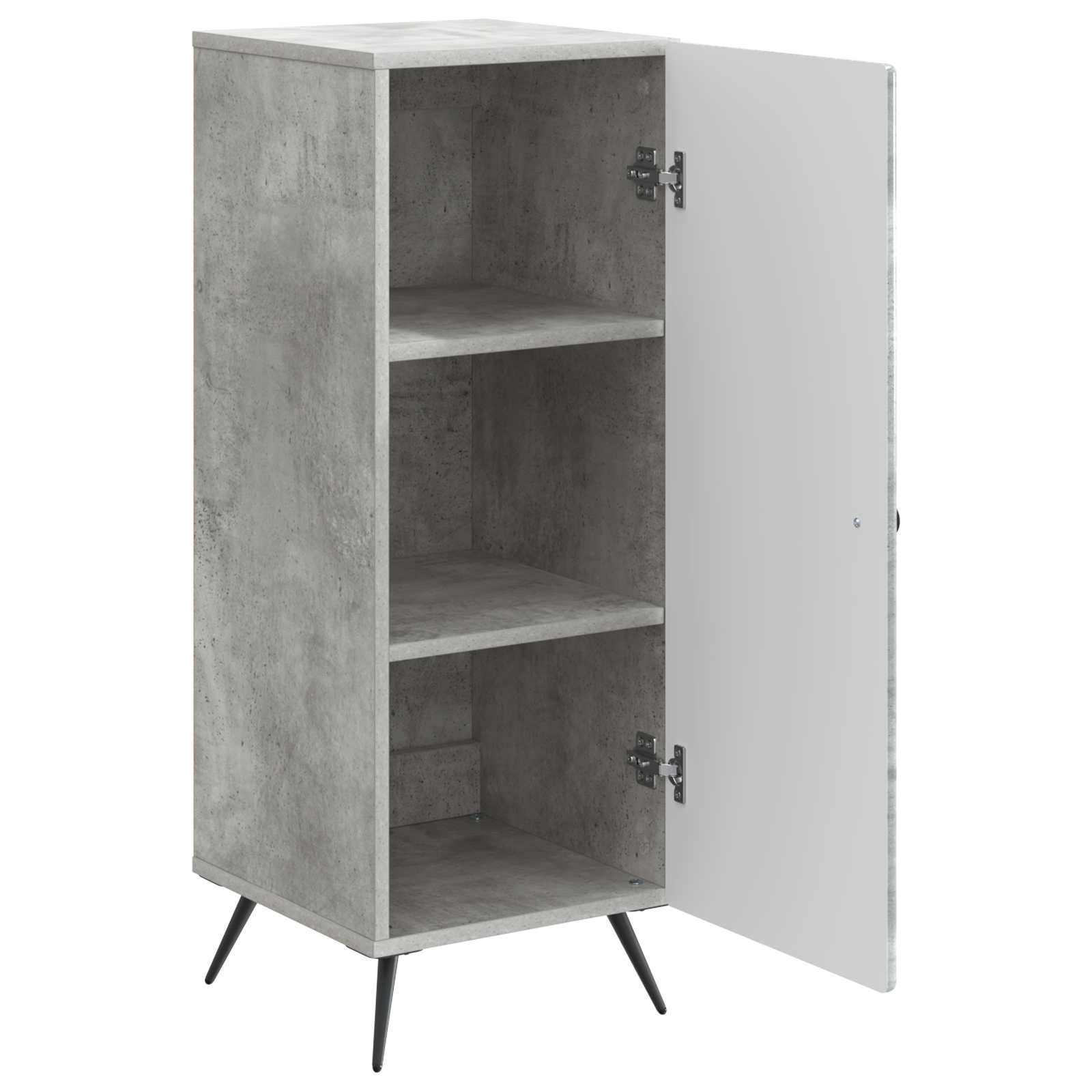 vidaXL Sideboard Concrete Grey 33 x 34.5 x 90 cm Engineered Wood 5
