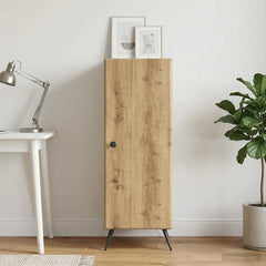 vidaXL Sideboard Artisan Oak 33 x 34.5 x 90 cm Engineered Wood 1
