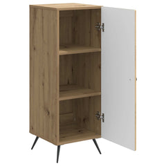 vidaXL Sideboard Artisan Oak 33 x 34.5 x 90 cm Engineered Wood 4