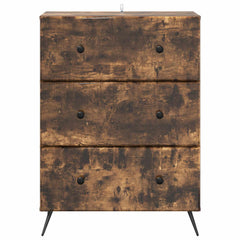 vidaXL Drawer Cabinet 66 x 34.5 x 90 cm Engineered Wood Smoked Oak 6