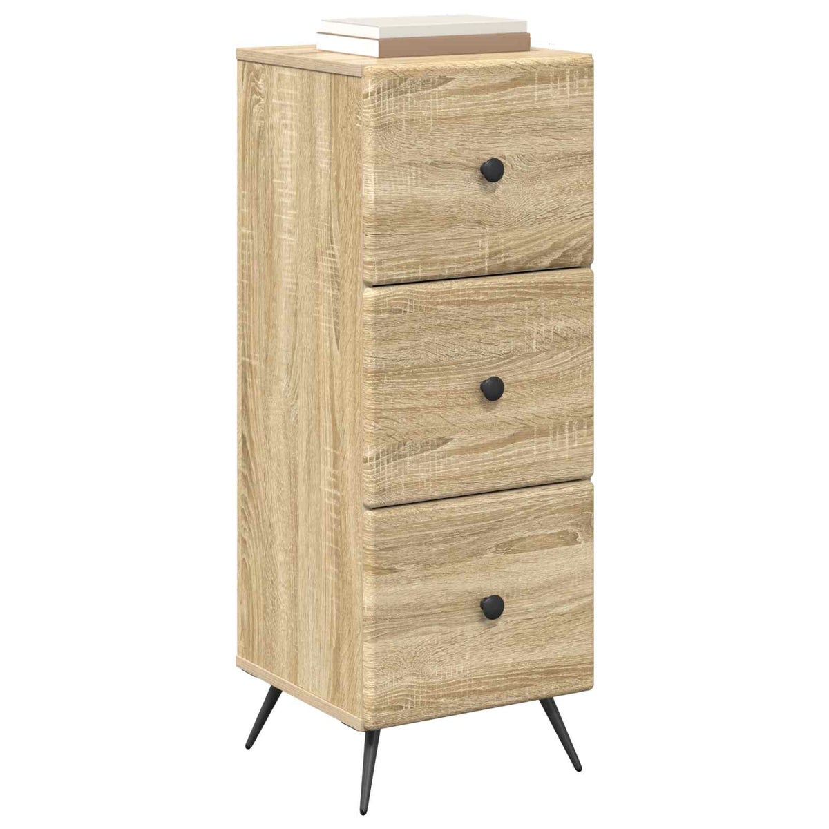 Drawer Cabinet 33 x 34.5 x 90 cm Engineered Wood Sonoma oak
