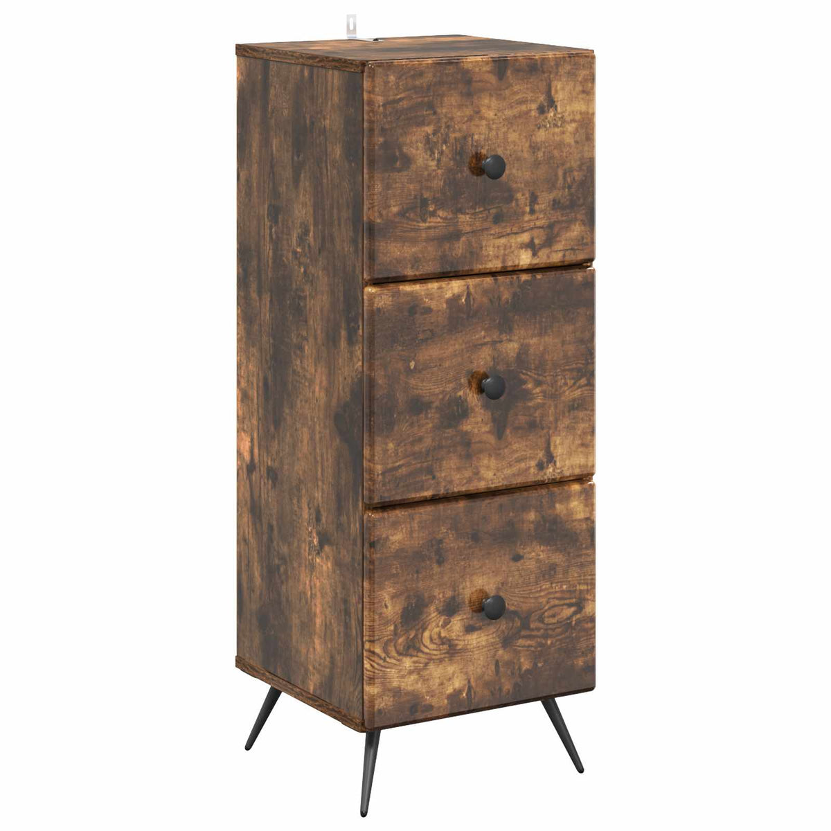 Drawer Cabinet 33 x 34.5 x 90 cm Engineered Wood Smoked oak