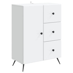 Sideboard 66 x 34.5 x 90 cm Engineered Wood White