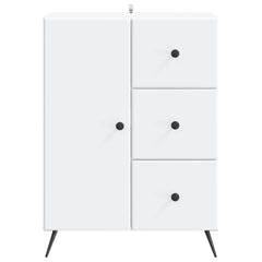 Sideboard 66 x 34.5 x 90 cm Engineered Wood White