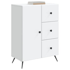 Sideboard 66 x 34.5 x 90 cm Engineered Wood White