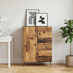 Sideboard 66 x 34.5 x 90 cm Engineered Wood Old wood