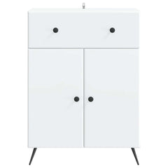 Sideboard 66 x 34.5 x 90 cm Engineered Wood White