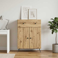Sideboard 66 x 34.5 x 90 cm Engineered Wood Artisan oak