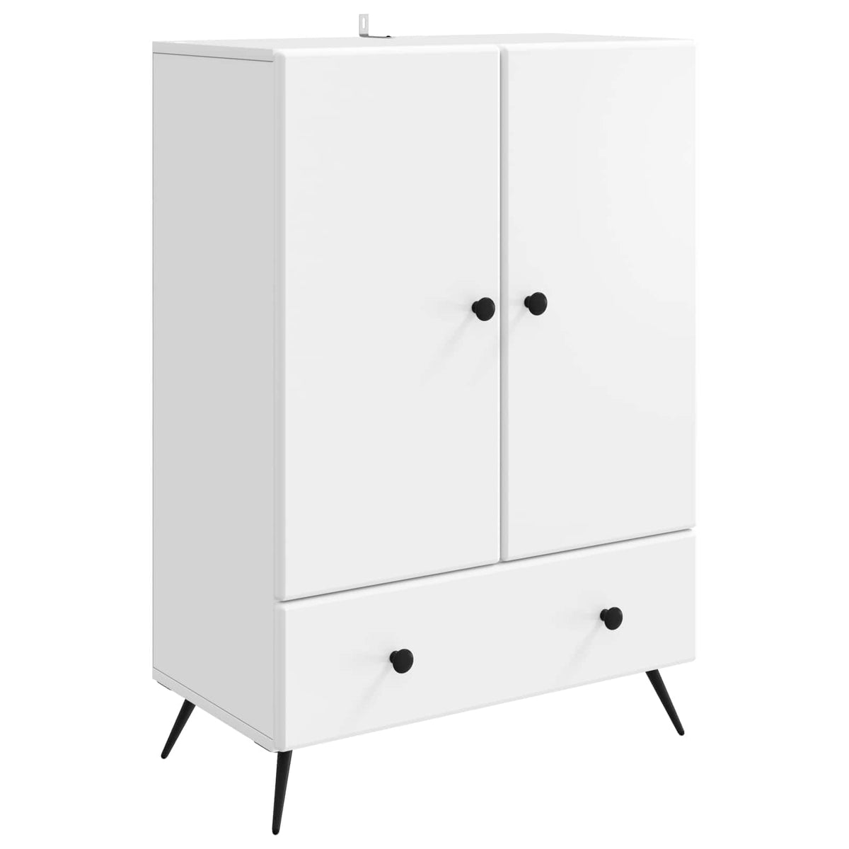 Sideboard 66 x 34.5 x 95 cm Engineered Wood White