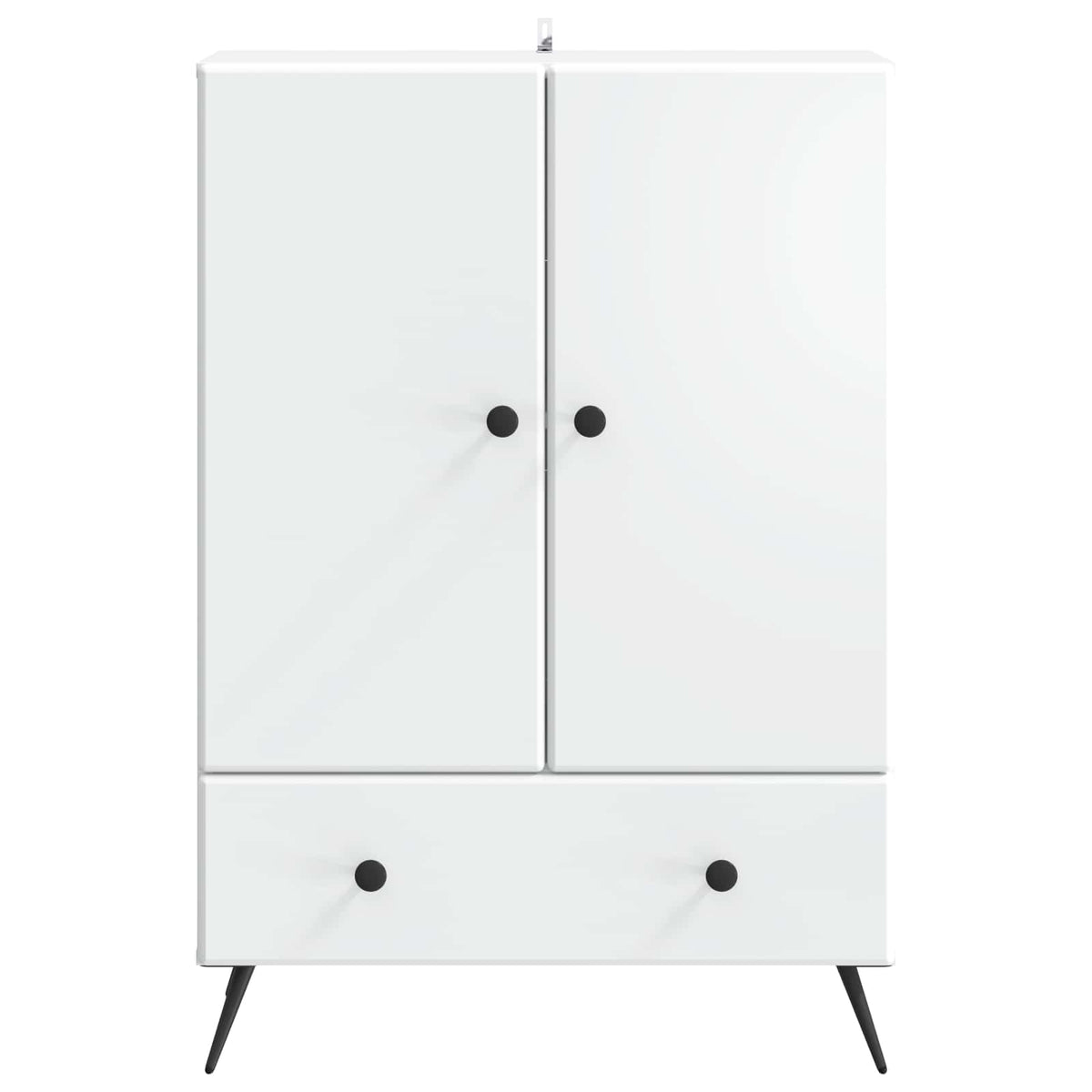 Sideboard 66 x 34.5 x 95 cm Engineered Wood White